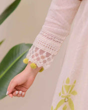 Lime Glow Aline Handwork Pakistani Suit