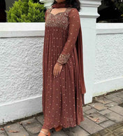 NEW DESGINER ANARKALI KURTA SET FOR WOMEN